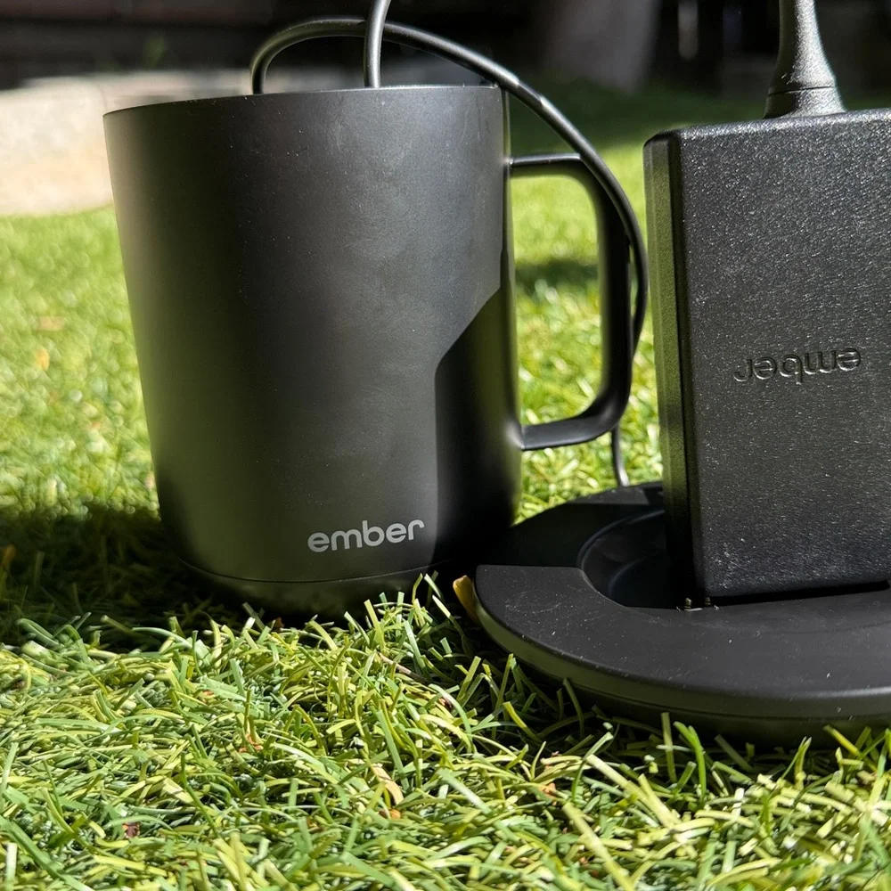 EMBER Black Electric Coffee Mug with Power Adapter - Picture 2 of 4